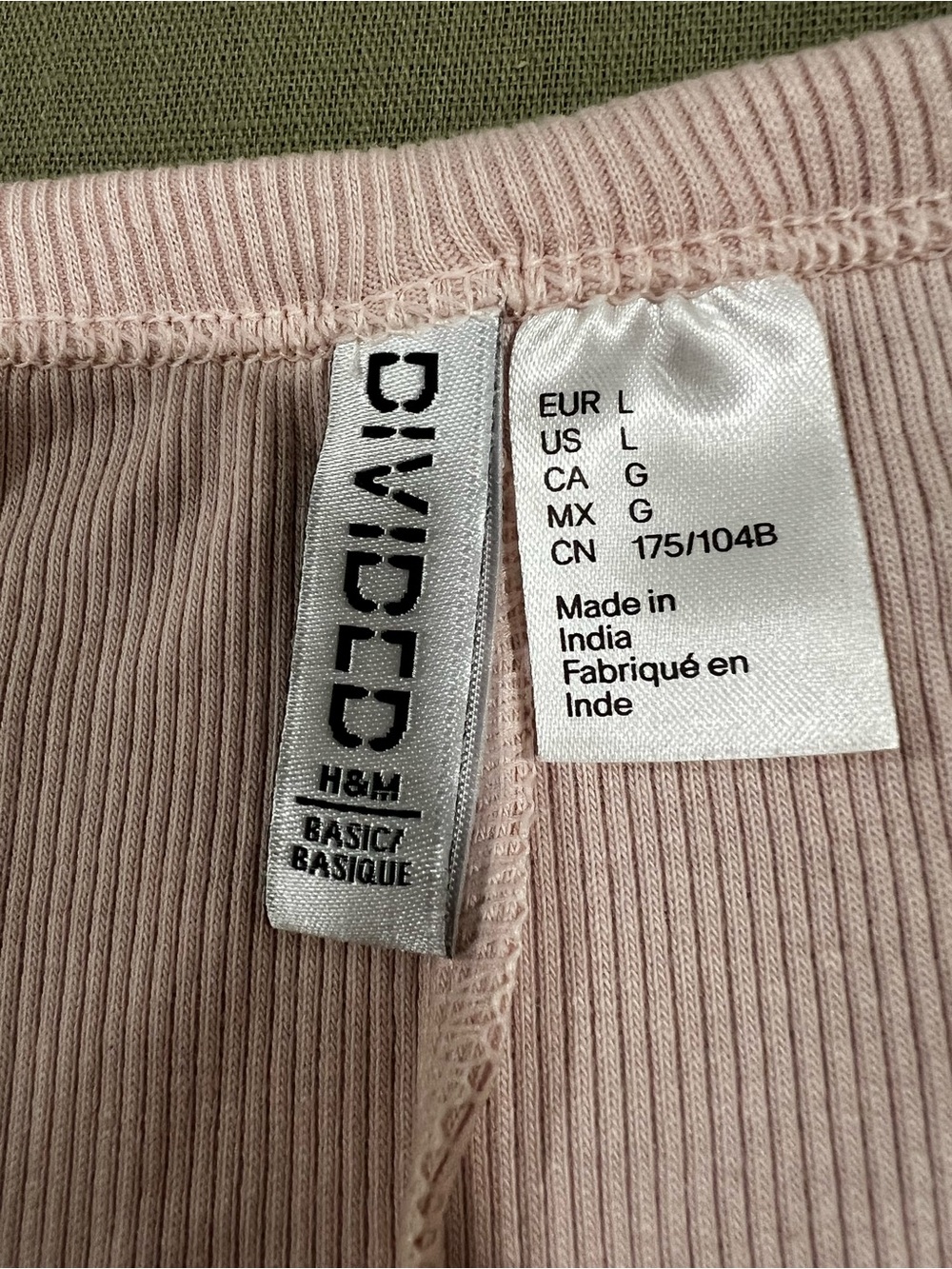 H&M Light Pink Ribbed Tank Top - Picture 2 of 2